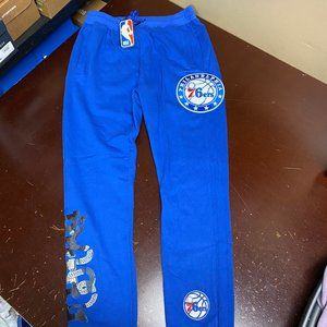 Pro Standard Mens Royal Blue Philadelphia 76ers NBA Pull On Jogger Pants Size XL